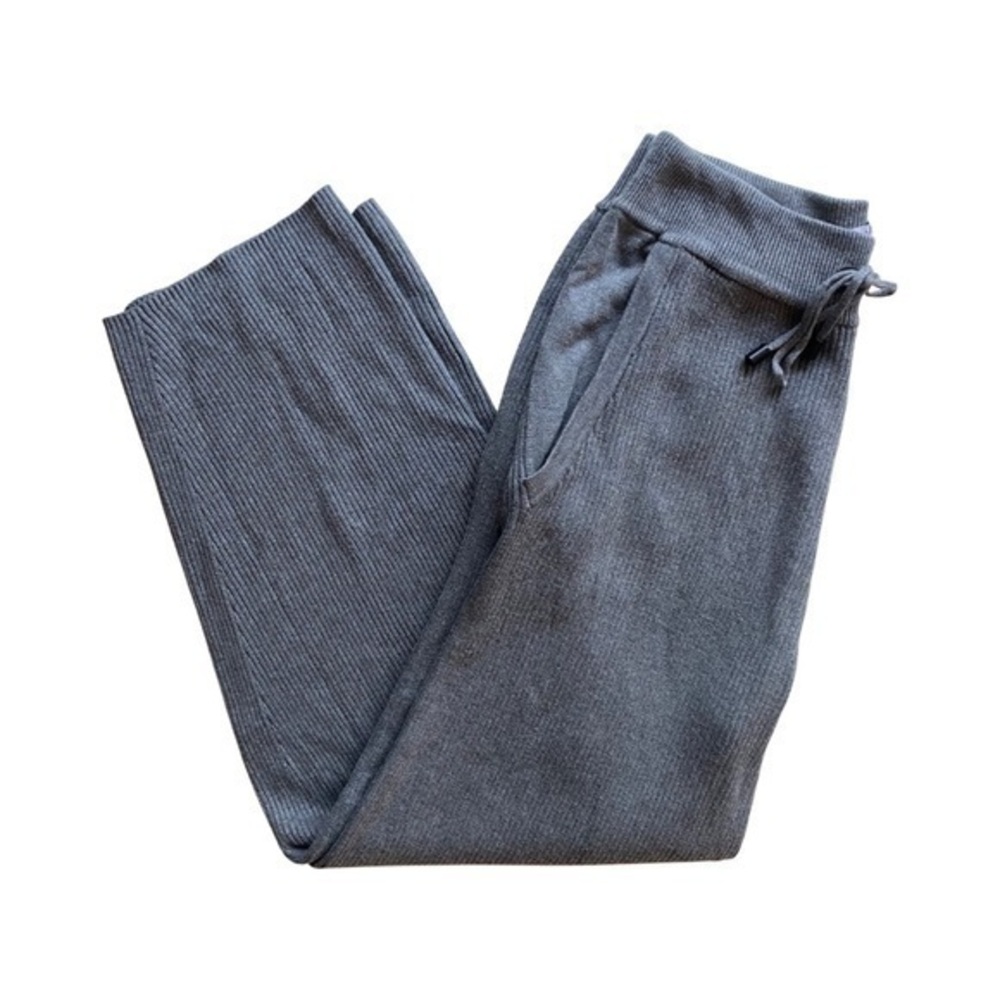 Maria Cher Cozy Thick Grey Ribbed Sweats